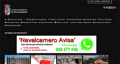Desktop Screenshot of navalcarnero.es